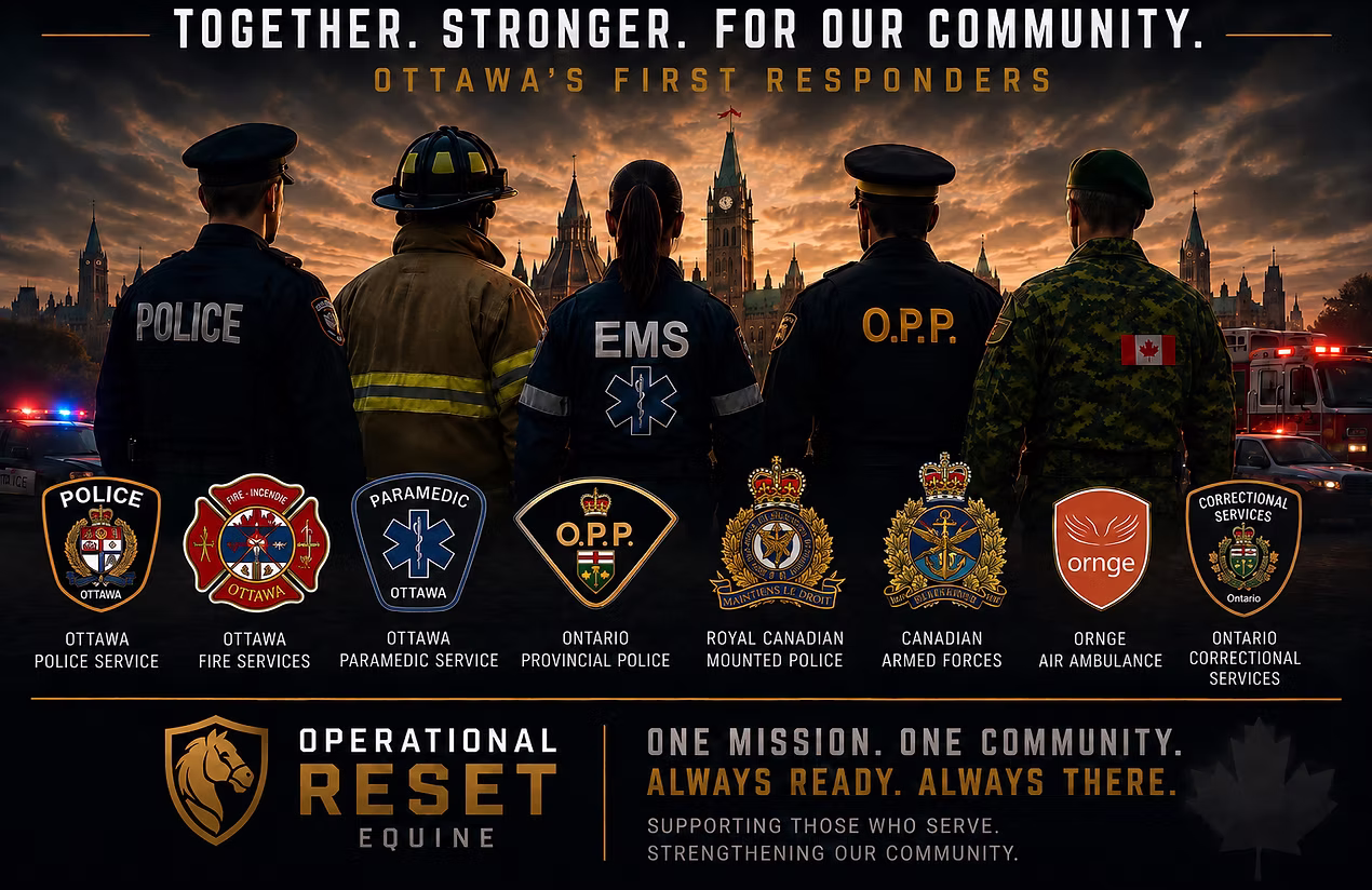 Together. Stronger. For our community — Ottawa's first responders